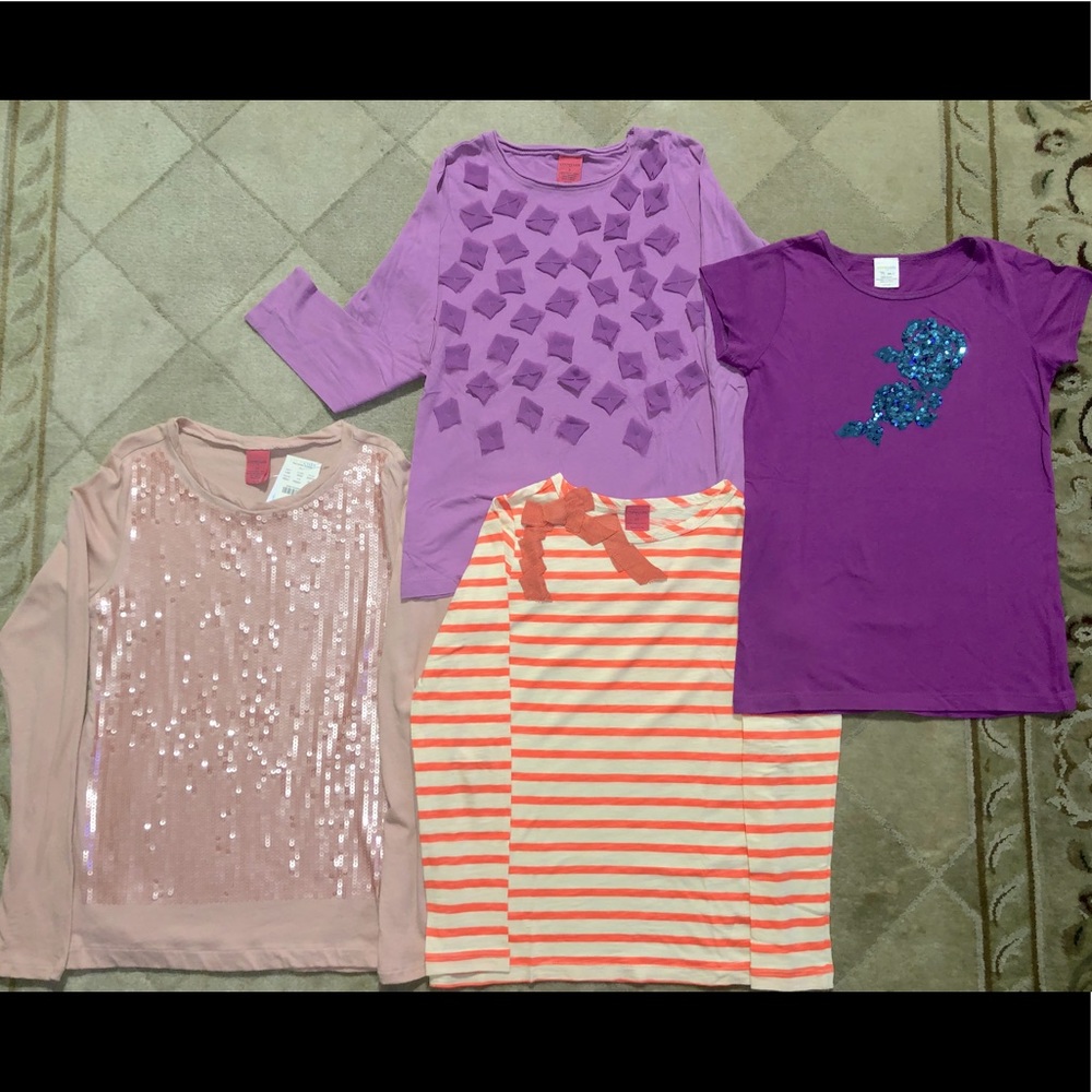 Crewcuts J.Crew Girls Lot of shirts New NWT and EUC